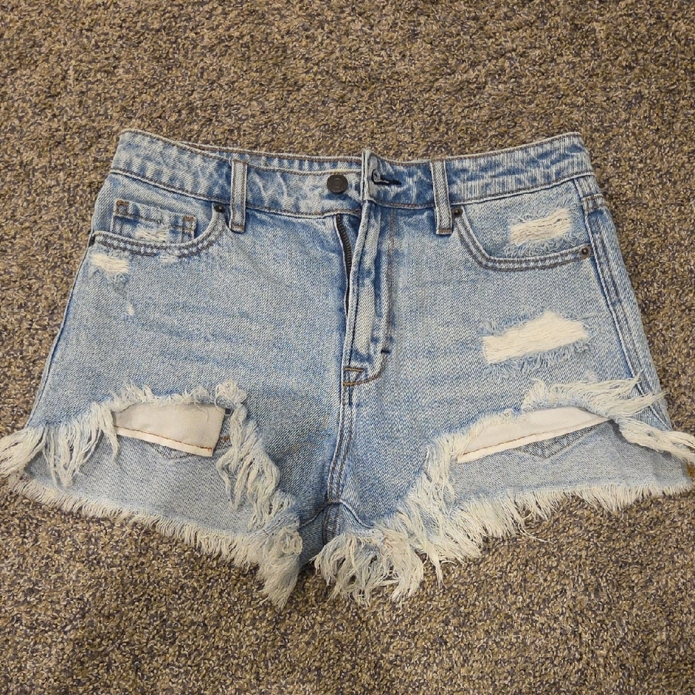 Denim Distressed Women's Shorts